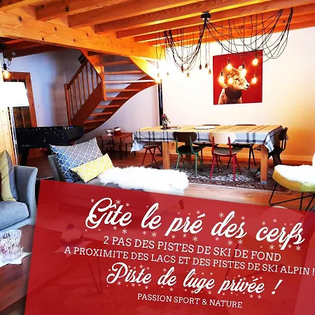 ⁂⁂ Le Pres Au Cerf Cledicihome 2 Steps From The Lispach // Private Toboggan Run! Snowshoe Departure ⁂⁂