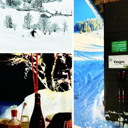 Feriehus ⁂⁂ Le Pres Au Cerf Cledicihome 2 Steps From The Lispach // Private Toboggan Run! Snowshoe Departure ⁂⁂