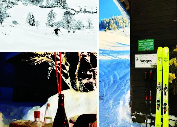 Prázdninový dům ⁂⁂ Le Pres Au Cerf Cledicihome 2 Steps From The Lispach // Private Toboggan Run! Snowshoe Departure ⁂⁂